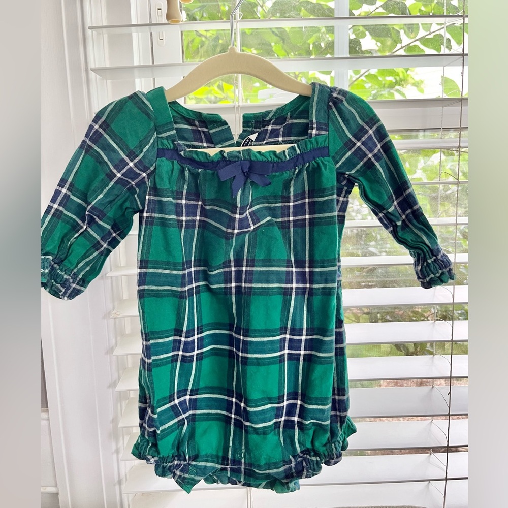 Janie and Jack Tartan Romper